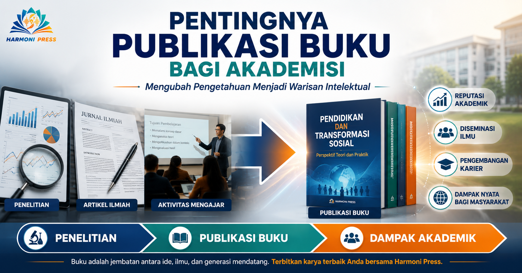 Pentingnya Publikasi Buku bagi Akademisi: Lebih dari Sekadar Karya Tulis