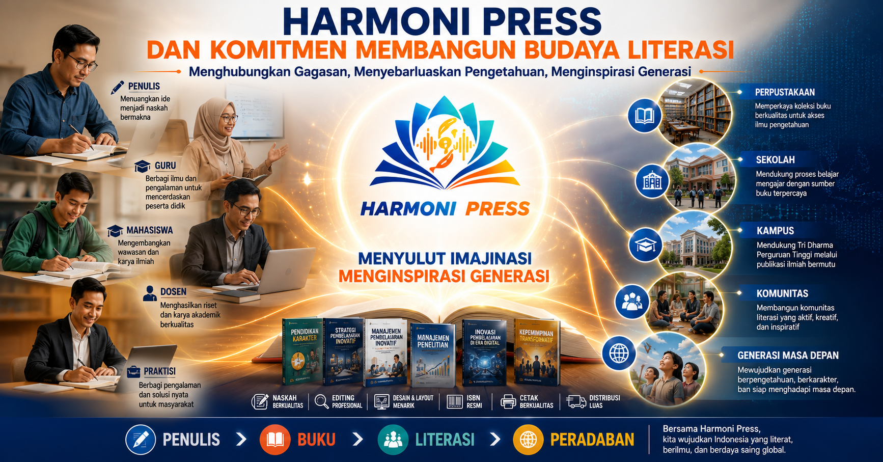 Harmoni Press dan Komitmen Membangun Budaya Literasi