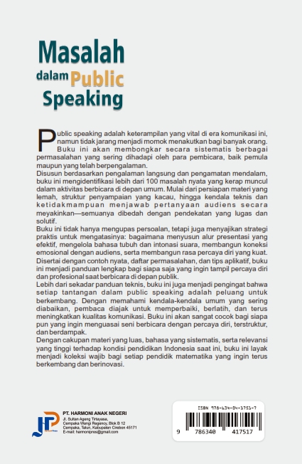MASALAH DALAM PUBLIC SPEAKING