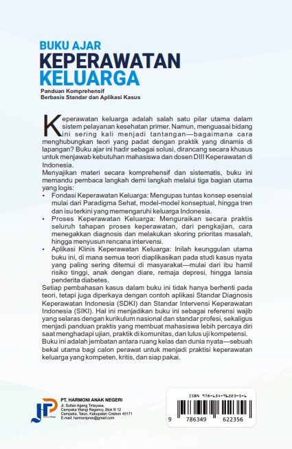 BUKU AJAR KEPERAWATAN KELUARGA: Panduan Komprehensif Berbasis Standar dan Aplikasi Kasus